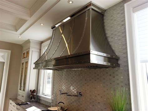 custom made metal range hoods